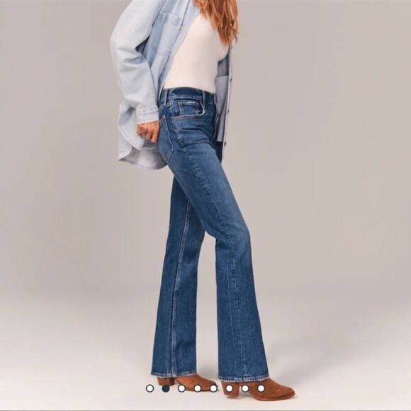 Abercrombie and Fitch The 70s Vintage Flare Jeans NWT - Picture 4 of 8